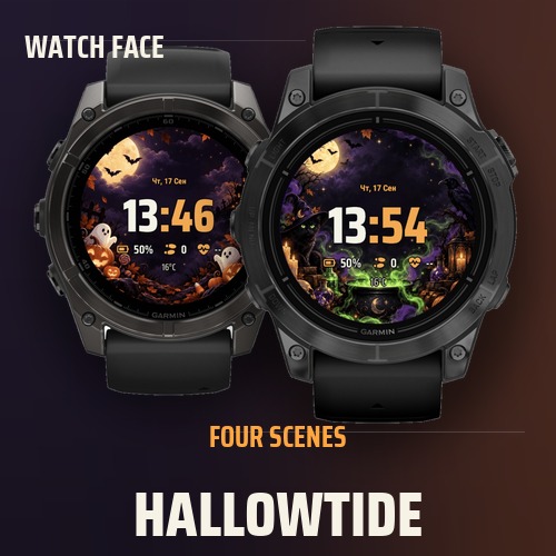Hallowtide watch face preview