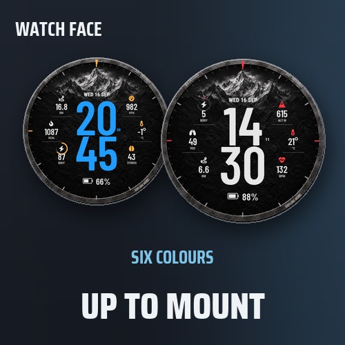 Up to Mount watch face preview